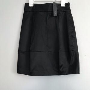 Theory NWT Sz 0 Cecily black pencil skirt